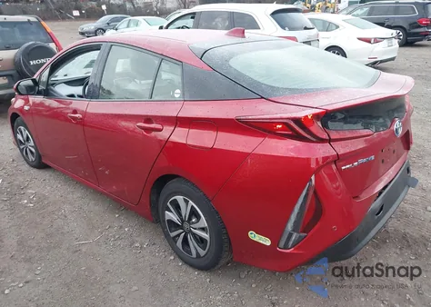 2017 Toyota Prius Prime Advanced z USA, uszkodzony, nr VIN JTDKARFP7H3005639